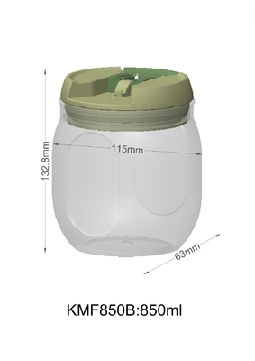 850ml ODM PPのプラスチックびんの容易なロック1200mlを食品等級